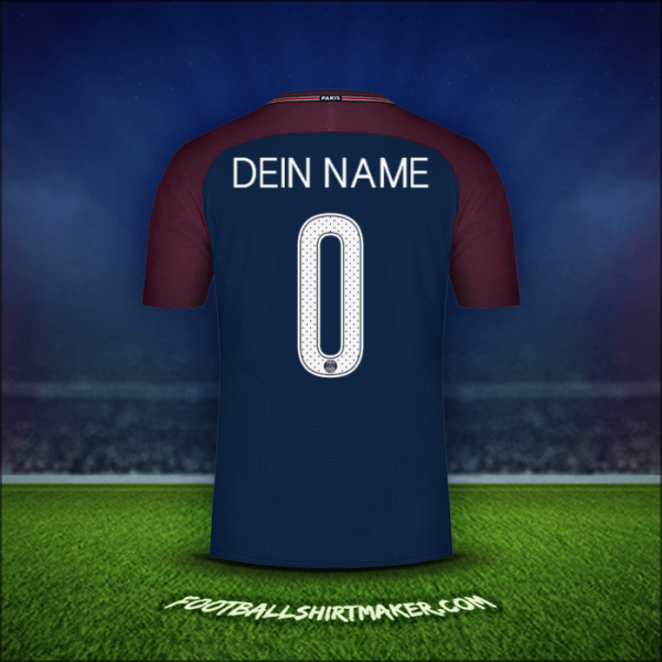 Trikot Paris Saint Germain Cup 2017/18 -  dein name - 0