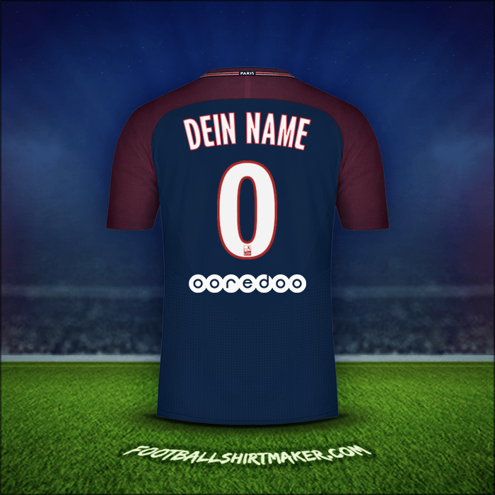 Trikot Paris Saint Germain 2017/18 -  dein name - 0