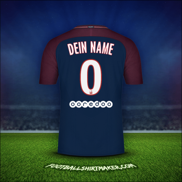 Trikot Paris Saint Germain 2017/18 -  dein name - 0
