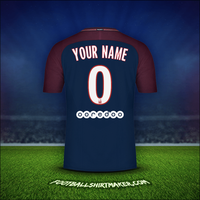 Shirt Paris Saint Germain 2017/18 -  your name - 0
