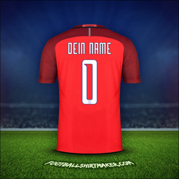 Trikot Paris Saint Germain Cup 2016/17 Auswärts -  dein name - 0