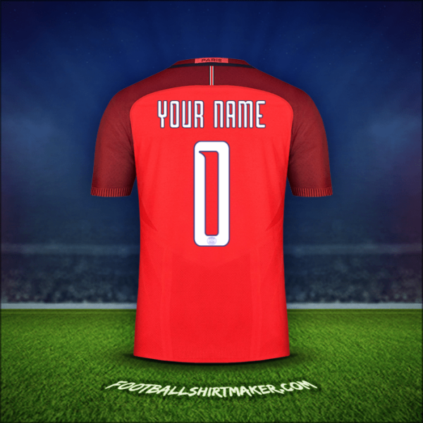 Shirt Paris Saint Germain Cup 2016/17 Away -  your name - 0