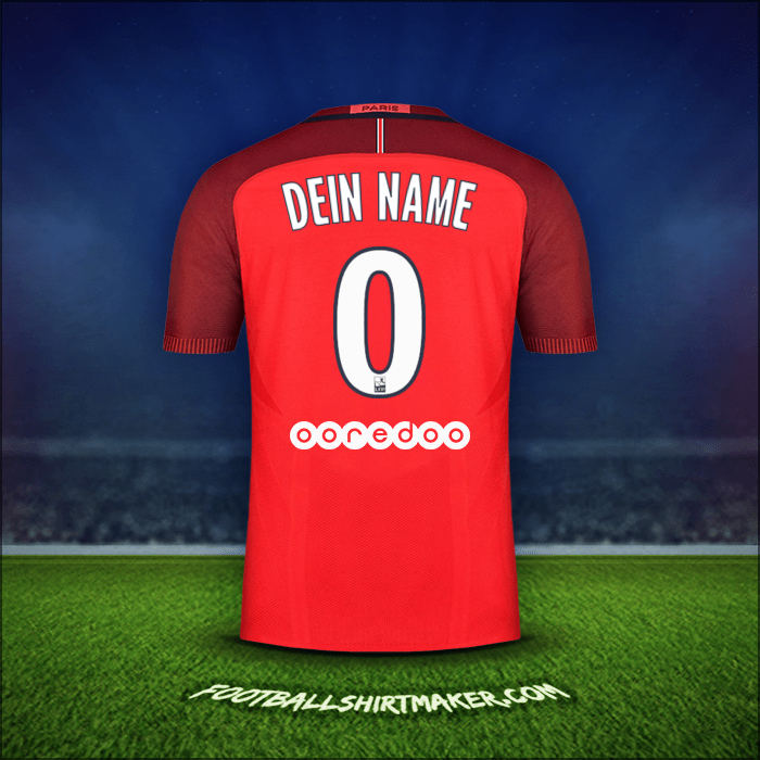Trikot Paris Saint Germain 2016/17 Auswärts -  dein name - 0