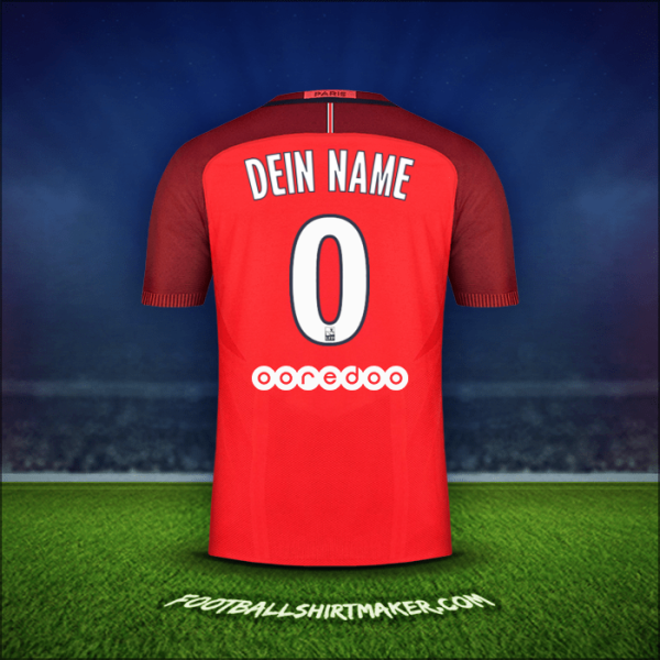 Trikot Paris Saint Germain 2016/17 Auswärts -  dein name - 0