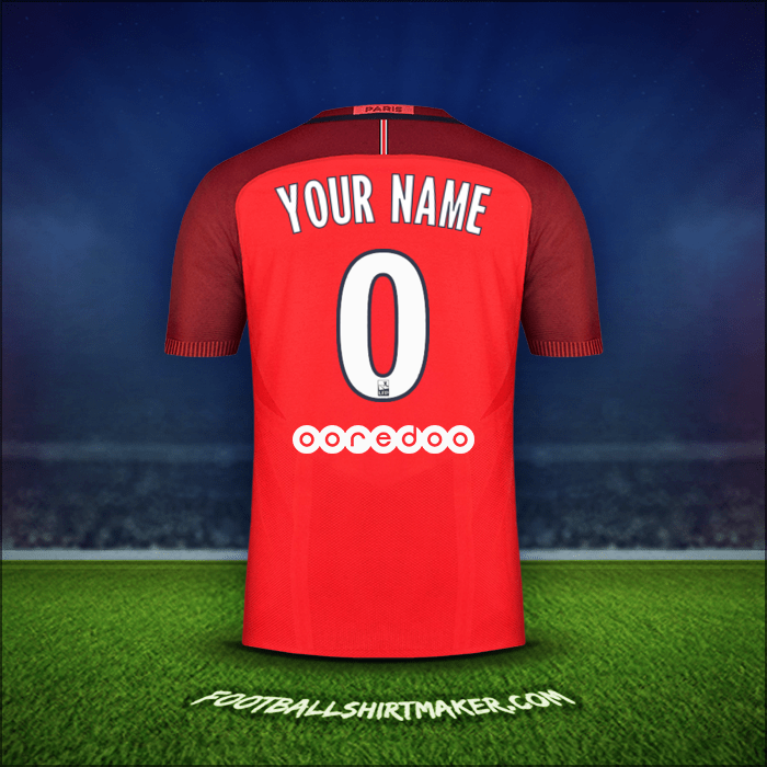 Jersey Paris Saint Germain 2016/17 Away -  your name - 0