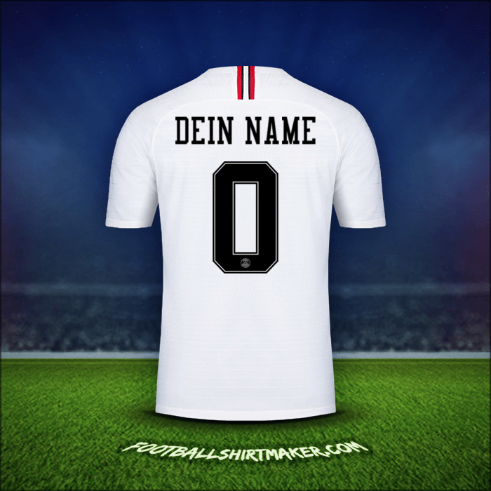 Trikot Paris Saint Germain Jordan 2018/19 Auswärts -  dein name - 0