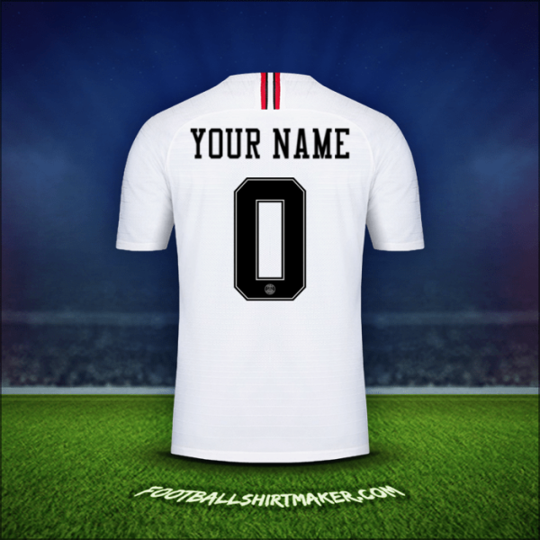 Jersey Paris Saint Germain Jordan 2018/19 Away -  your name - 0