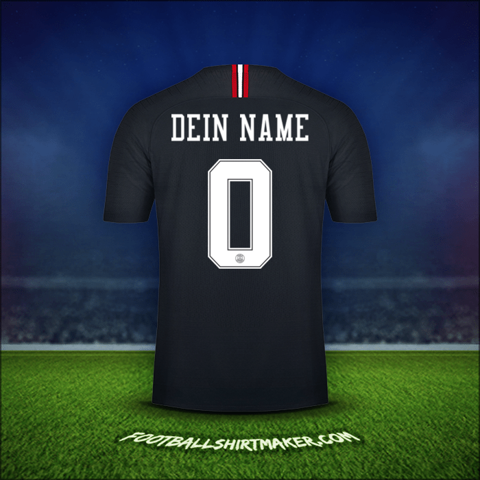 Trikot Paris Saint Germain Jordan 2018/19 -  dein name - 0