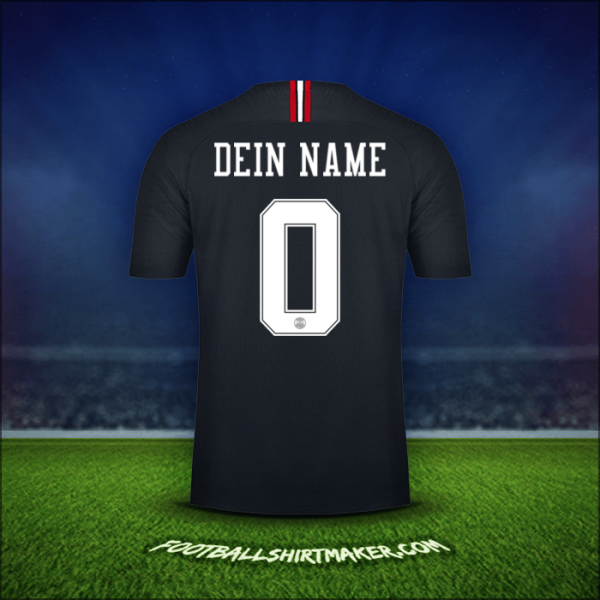 Trikot Paris Saint Germain Jordan 2018/19 -  dein name - 0
