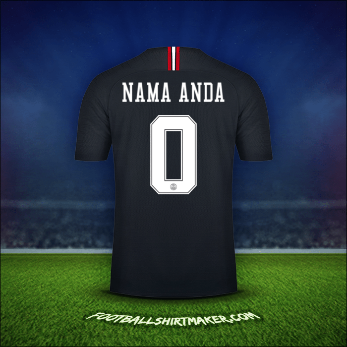 Jersey Paris Saint Germain Jordan 2018/19 -  nama anda - 0