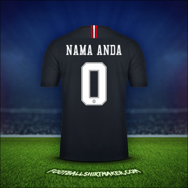 Jersey Paris Saint Germain Jordan 2018/19 -  nama anda - 0