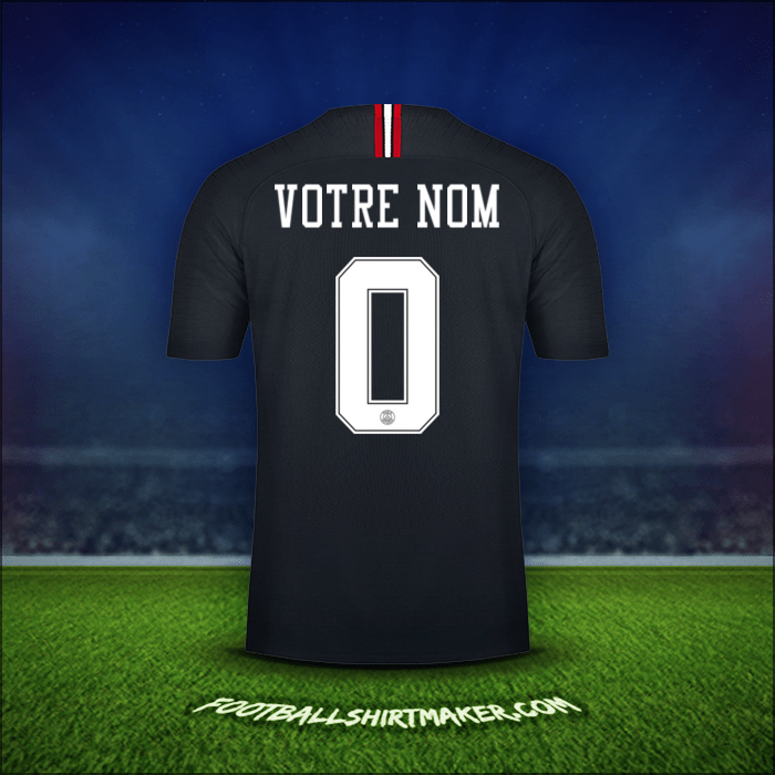 Maillot Paris Saint Germain Jordan 2018/19 -  votre nom - 0