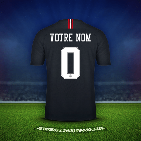 Maillot Paris Saint Germain Jordan 2018/19 -  votre nom - 0