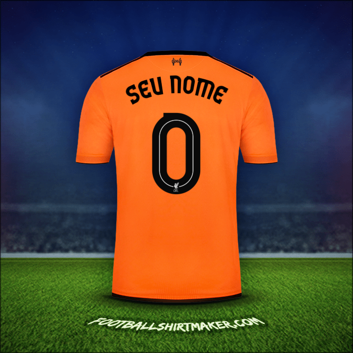 Camisa Liverpool FC Cup 2017/18 Terceira -  seu nome - 0
