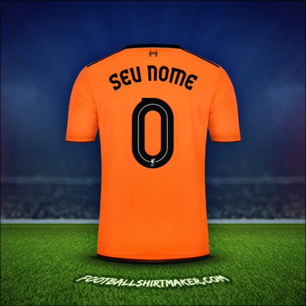 Camisa Liverpool FC Cup 2017/18 Terceira -  seu nome - 0