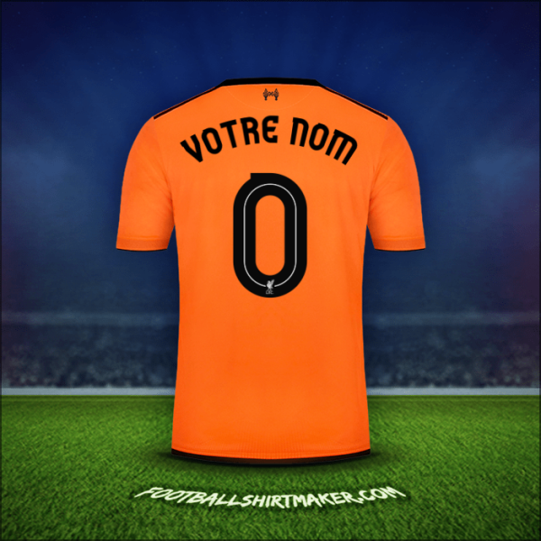 Maillot Liverpool FC Cup 2017/18 Troisième -  votre nom - 0