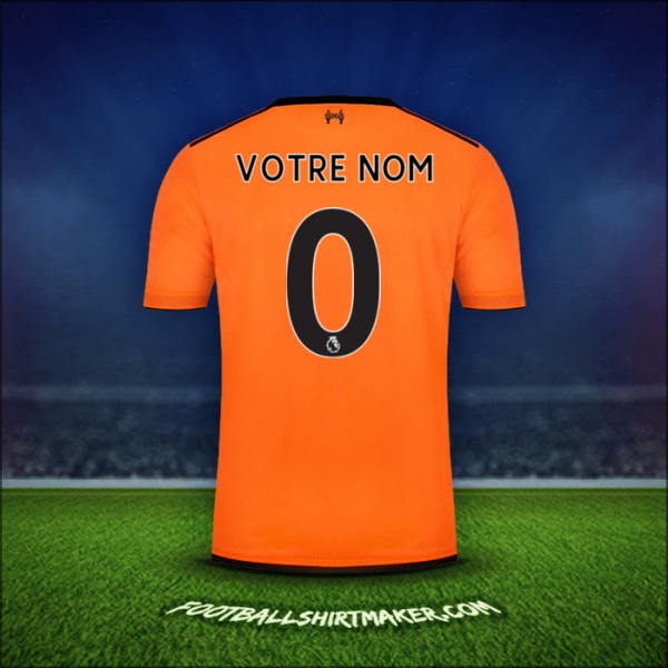 Maillot Liverpool FC 2017/18 Troisième -  votre nom - 0