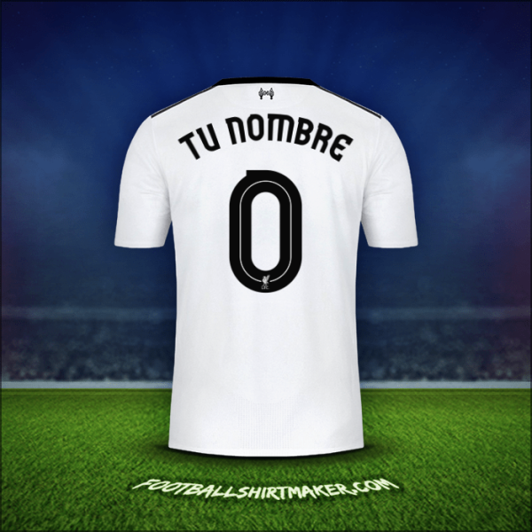 Jersey Liverpool FC Cup 2017/18 Visita -  tu nombre - 0