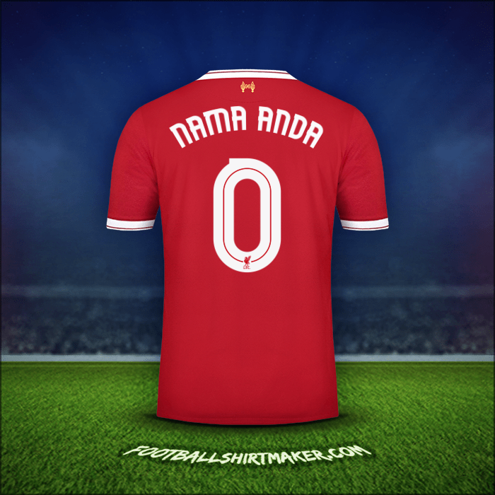 Jersey Liverpool FC Cup 2017/18 -  nama anda - 0