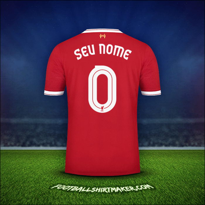Camisa Liverpool FC Cup 2017/18 -  seu nome - 0