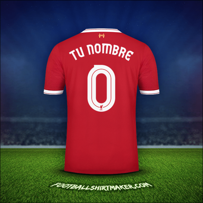 Jersey Liverpool FC Cup 2017/18 -  tu nombre - 0