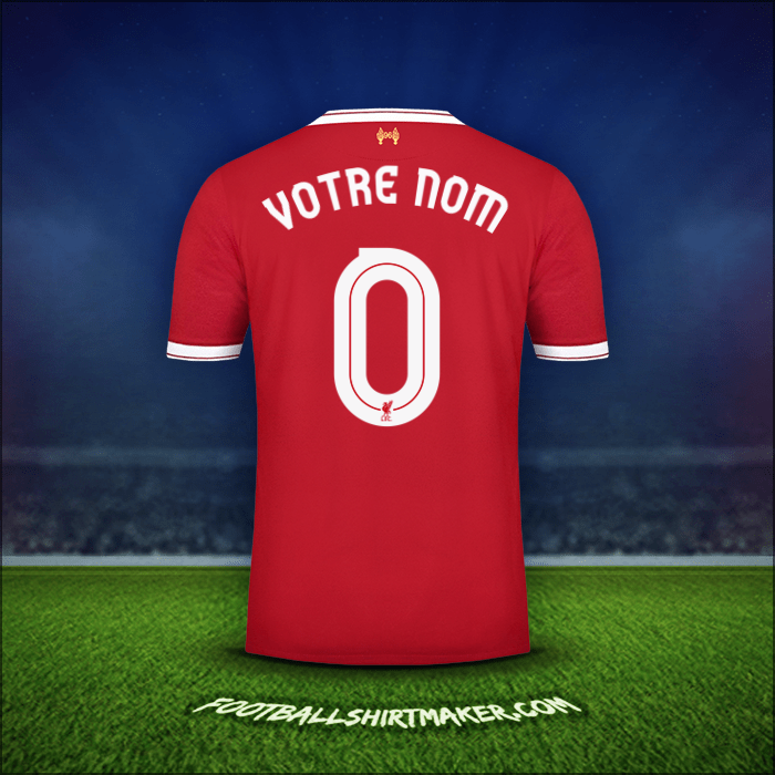 Maillot Liverpool FC Cup 2017/18 -  votre nom - 0