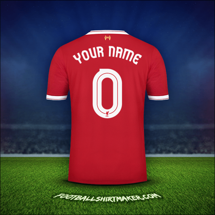 Jersey Liverpool FC Cup 2017/18 -  your name - 0