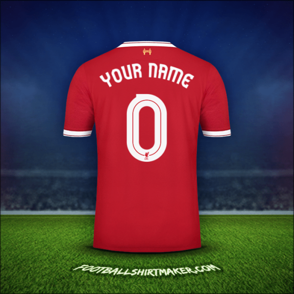 Shirt Liverpool FC Cup 2017/18 -  your name - 0