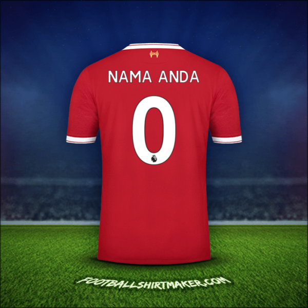 Jersey Liverpool FC 2017/18 -  nama anda - 0