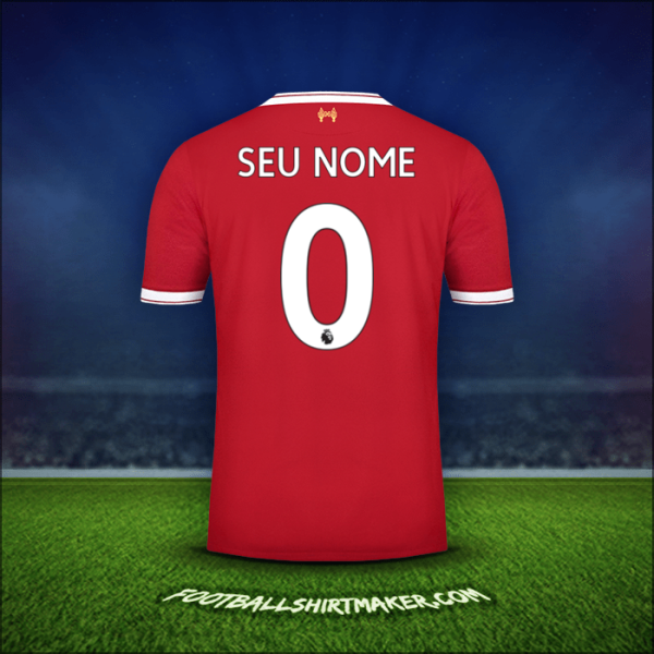 Camisa Liverpool FC 2017/18 -  seu nome - 0