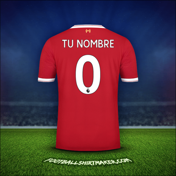 Jersey Liverpool FC 2017/18 -  tu nombre - 0