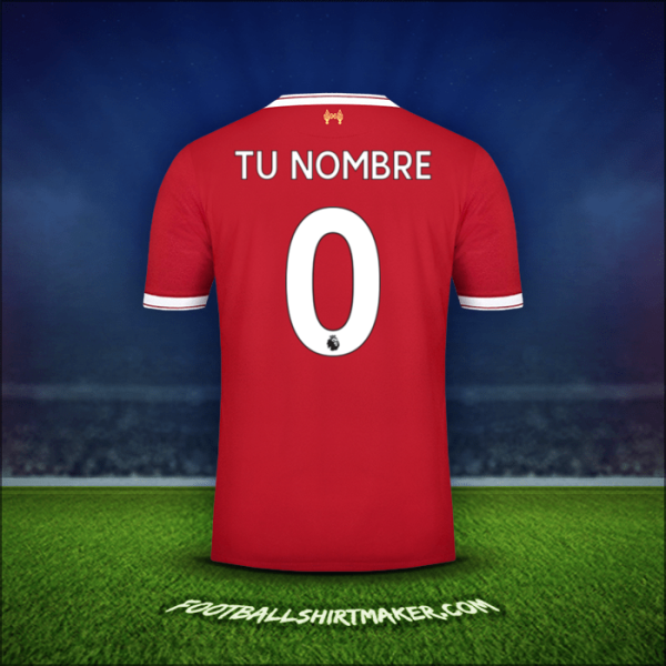 Jersey Liverpool FC 2017/18 -  tu nombre - 0