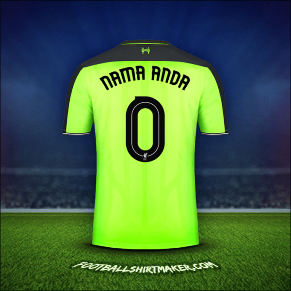 Jersey Liverpool FC Cup 2016/17 Ketiga -  nama anda - 0