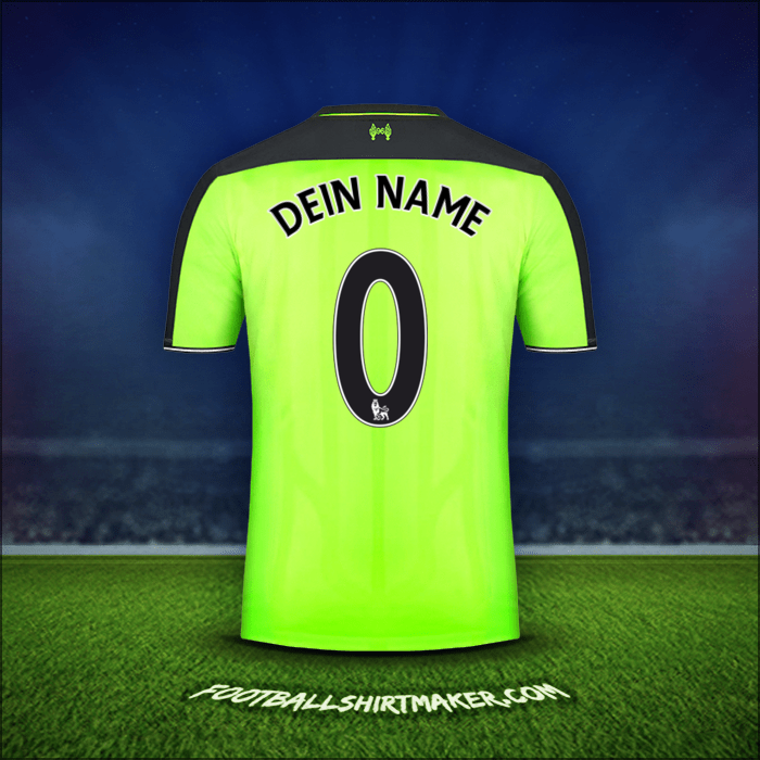 Trikot Liverpool FC 2016/17 Dritte -  dein name - 0
