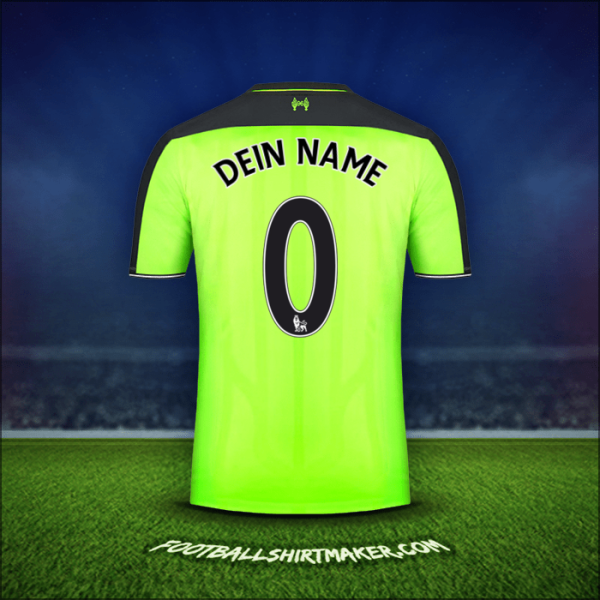 Trikot Liverpool FC 2016/17 Dritte -  dein name - 0