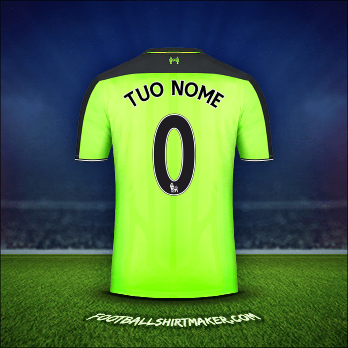 Maglia Liverpool FC 2016/17 Terza -  tuo nome - 0