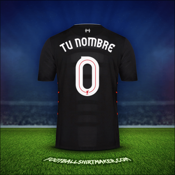 Jersey Liverpool FC Cup 2016/17 Visita -  tu nombre - 0