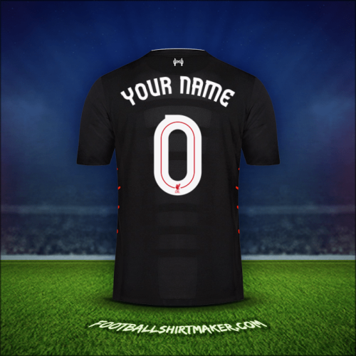 Jersey Liverpool FC Cup 2016/17 Away -  your name - 0