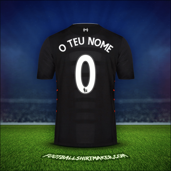 Camisola Liverpool FC 2016/17 Alternativa -  o teu nome - 0