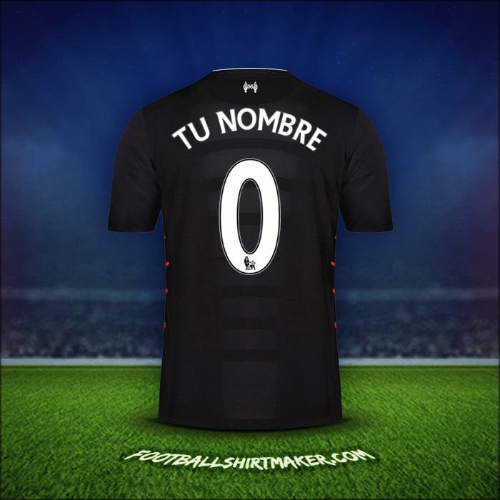 Camiseta Liverpool FC 2016/17 Visita -  tu nombre - 0
