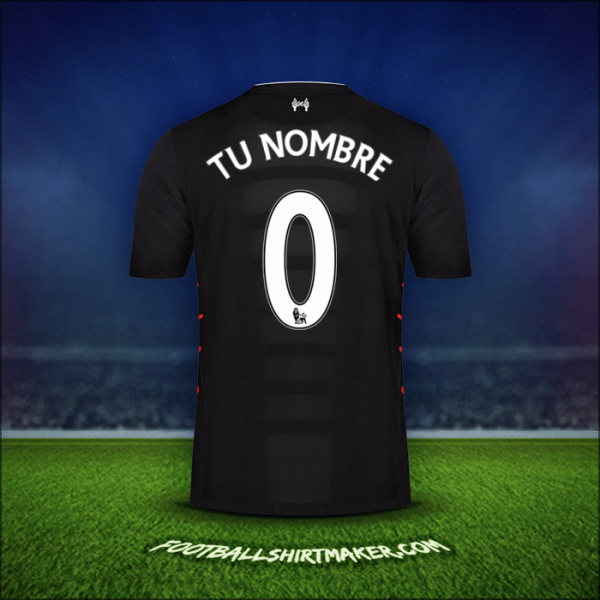 Camiseta Liverpool FC 2016/17 Visita -  tu nombre - 0