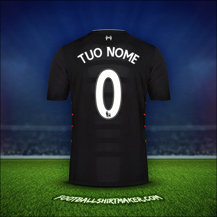 Maglia Liverpool FC 2016/17 Seconda -  tuo nome - 0