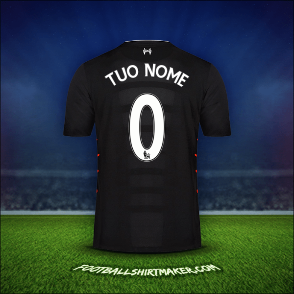 Maglia Liverpool FC 2016/17 Seconda -  tuo nome - 0