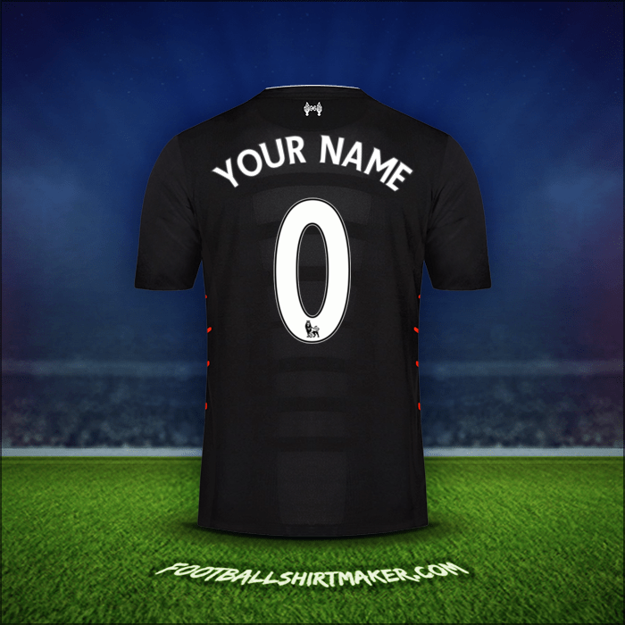Jersey Liverpool FC 2016/17 Away -  your name - 0