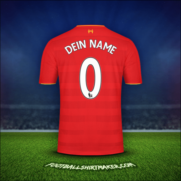 Trikot Liverpool FC 2016/17 -  dein name - 0