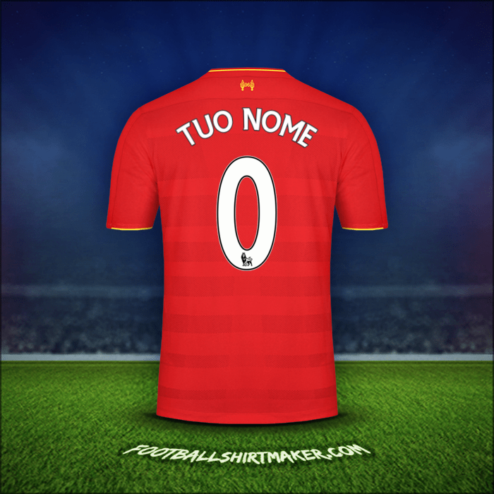 Maglia Liverpool FC 2016/17 -  tuo nome - 0