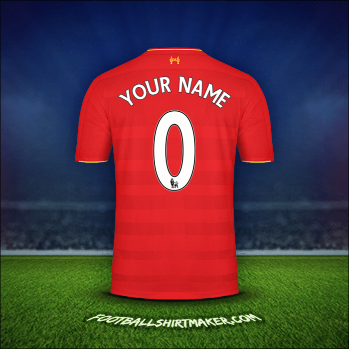 Shirt Liverpool FC 2016/17 -  your name - 0