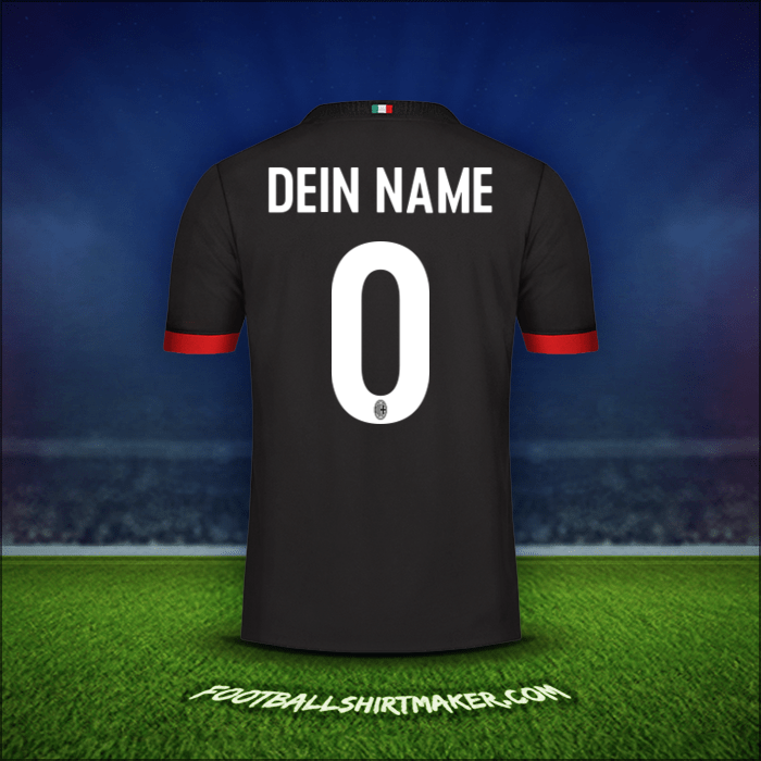 Trikot AC Milan 2017/18 Dritte -  dein name - 0