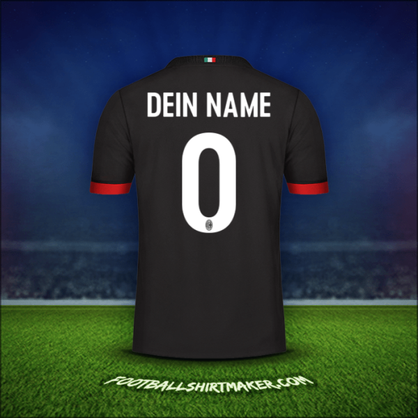 Trikot AC Milan 2017/18 Dritte -  dein name - 0