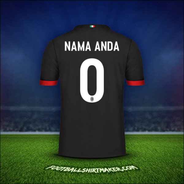 Jersey AC Milan 2017/18 Ketiga -  nama anda - 0